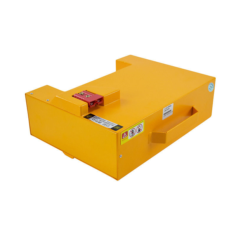 Batteria nera per pallet truck con tempo di scarica di 2-3 ore per applicazioni pesanti