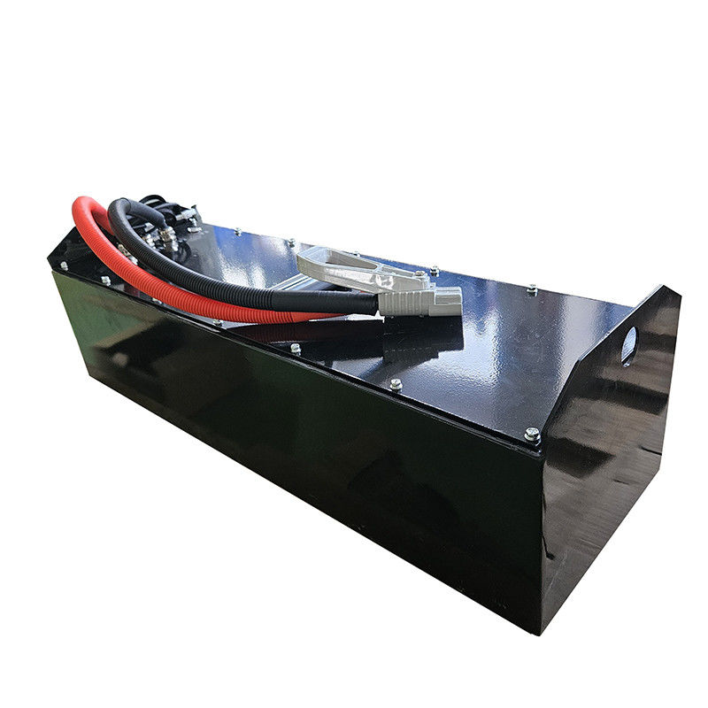 Batteria al litio per carrelli elevatori nera con capacità di 60Ah per prestazioni durature