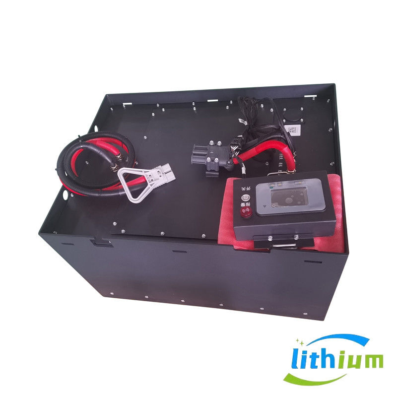 51.2V 346ah Batteria di forklift in ferro al litio con batterie di stoccaggio caricabatterie 830X630X465mm