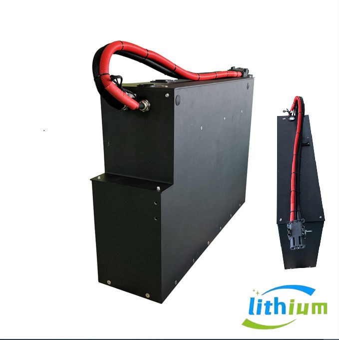 Batteria per carrelli elevatori elettrici nera da 404Ah Ultra-discarica per una ricarica rapida di 2-4 ore