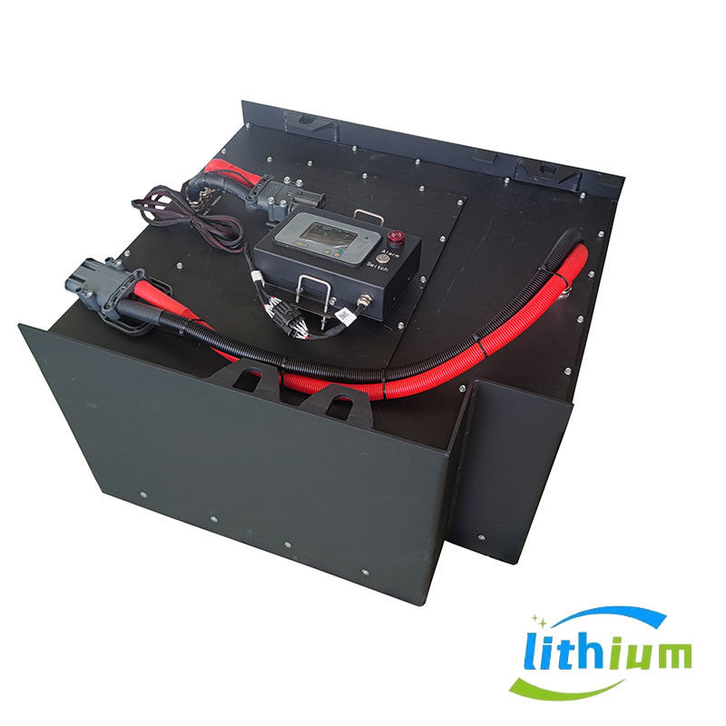 Batteria di ferro di litio da carrello elevatore da 48 V con cella LiFePO4 per auto elettrica pesante