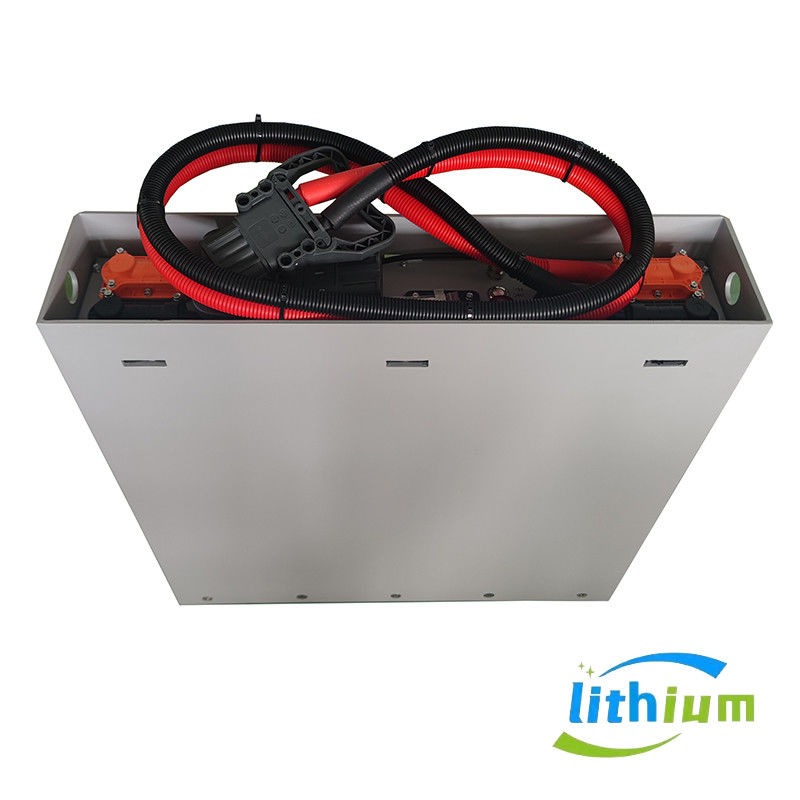 230Ah Lifepo4 batteria agli ioni di litio batteria per carrelli elevatori 24V 25,6V con BMS e caricabatterie