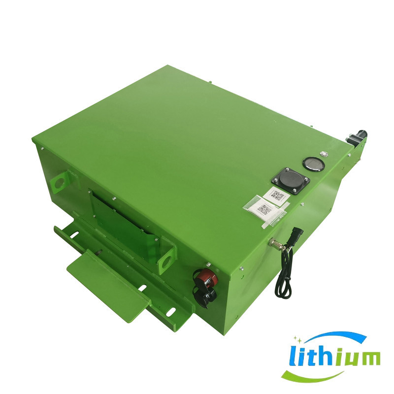 Batteria nera agli ioni di litio per carrelli elevatori 15Ah Capacità Batteria ricaricabile di lunga durata per carrelli elevatori industriali