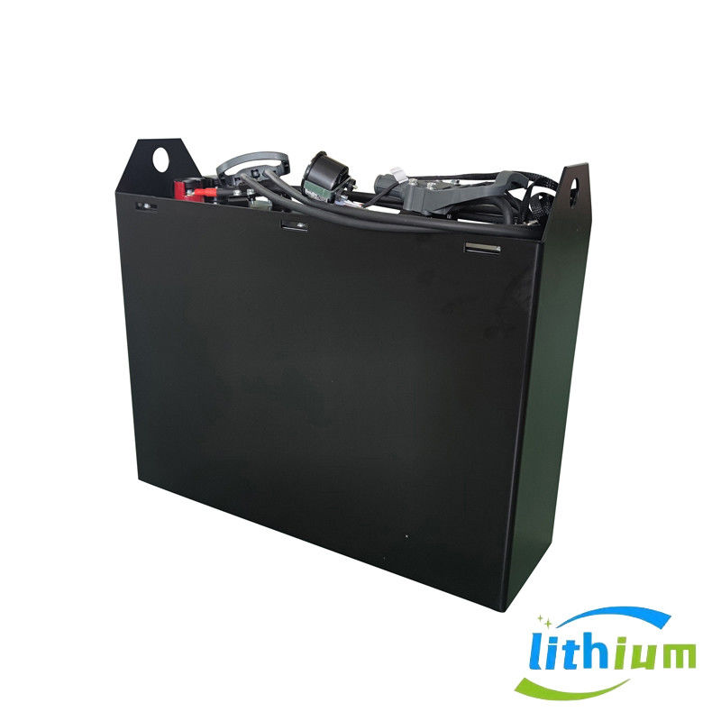Potenza di uscita 25,6V 500kg Batteria nera per camion pesante con lunga durata di ciclo