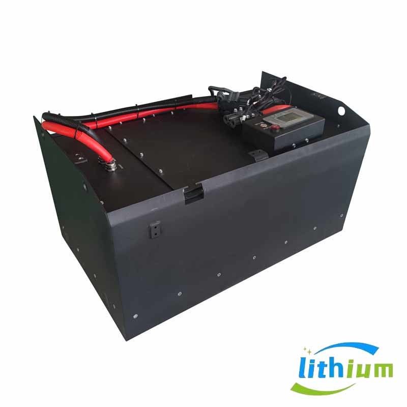 Batteria per carrelli elevatori a forchetta 48v Batteria agli ioni di litio OEM Lifepo4 72V 200Ah 300Ah Pacchetto batteria per carrelli elevatori elettrici camion di trasporto