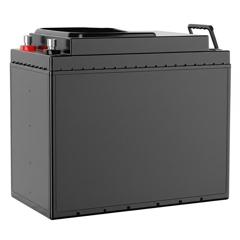 Elettrico carrello elevatore batteria agli ioni di litio nero 17585mm leggero resistente di lunga durata alimentazione per veicoli industriali